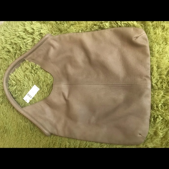 ISA slouchy leather bag sand - Picture 4 of 8